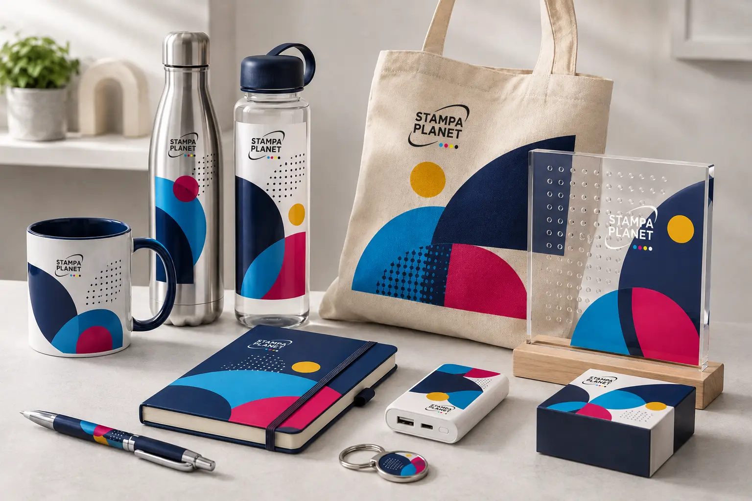 Tazze, borracce, shopper e gadget personalizzati con stampa StampaPlanet